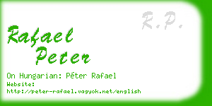 rafael peter business card